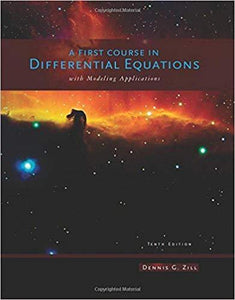 A First Course in Differential Equations with Modeling Applications 10th Edition (PDF - Version)